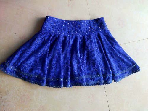 Кружевная юбка, ткань