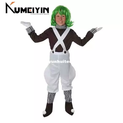 Kids Oompa Loompa Costumes Candy Creater Movie quot Willy Wo