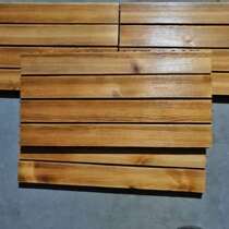 Pure solid wood carbonated anti-corrosive floor balcony patio terrace with seamless splicing diy ground floor