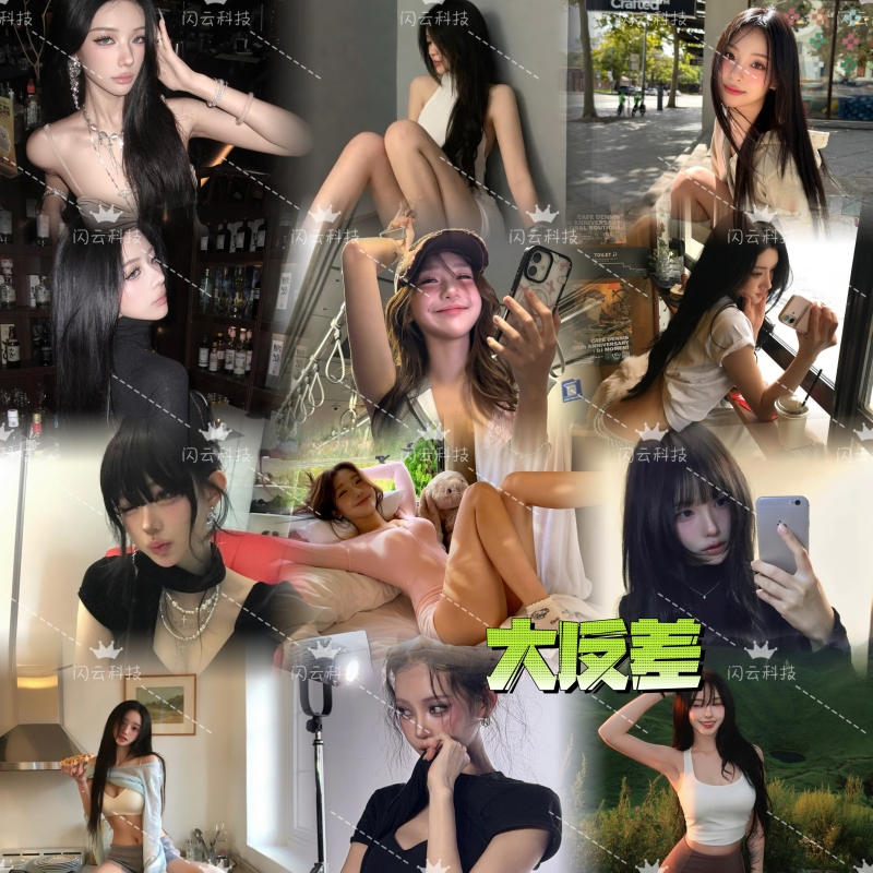 Collection of Personal Art Photography, Contrast Portraits, High-Definition Internet Celebrity Works, and Portrait Shooting Learning Materials