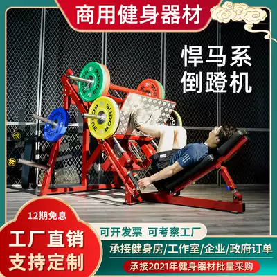 Pedal Pedal Machine Gym Commercial Home 45 Degree Legs Fitness Equipment Huck Squat Machine