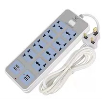  Household British standard Hong Kong version of the multi-function row plug with USB smart universal socket Hong Kong British standard plug board extension cable