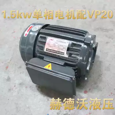 1 5kw with VP15VP20 inner shaft 220V single phase hydraulic motor 2 2kw VP30VP40 single phase motor