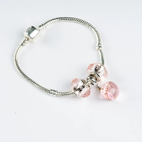 Металлический стеклянный бисер лануго, браслет, набор материалов, «сделай сам»