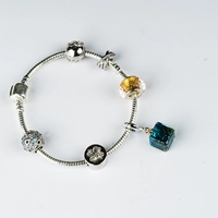 Металлический браслет, бисер лануго, медный аксессуар с аксессуарами, набор материалов, «сделай сам»