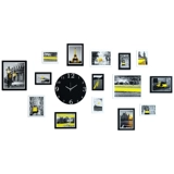 Творческая фоторамка висящая стена комбинация бесплатная пернатаемная комната фон