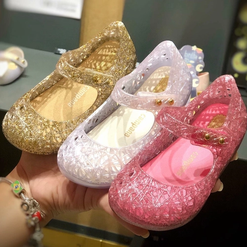Бразильская Xiangxiang Shoes merrisa Jelly Shoes Детская птичья девочка обувь Melissa Baby Summer Spandals