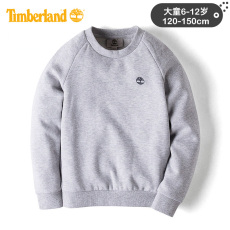 Толстовка детская timberland添柏岚新款大童纯色圆领儿童卫衣|a1c7r