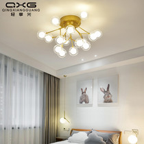 Nordic bedroom lamp simple modern Bubble Ball Firefly ceiling lamp warm romantic dining room living room Creative lamp
