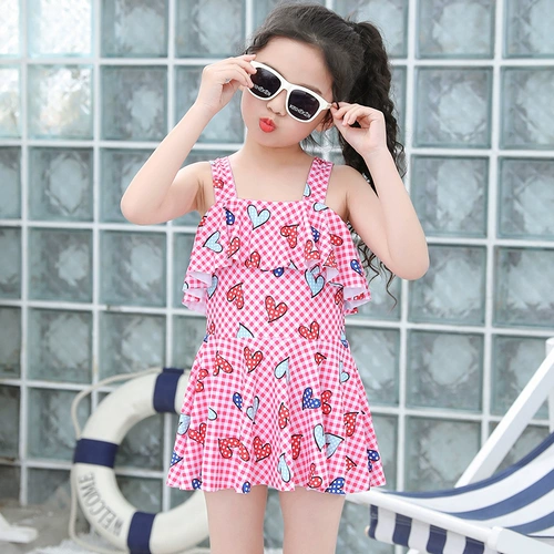 Детский раздельный милый купальник для принцессы, подходит для подростков, в западном стиле