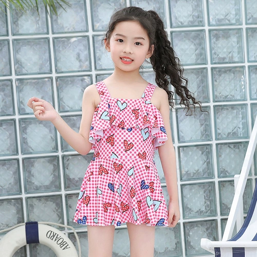 Детский раздельный милый купальник для принцессы, подходит для подростков, в западном стиле