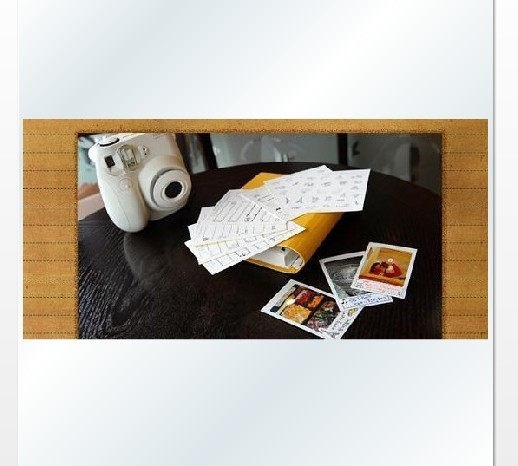 Fuji Polaroid mini paper one-time imaging photo paper decorative sticker pola09 7 sheets