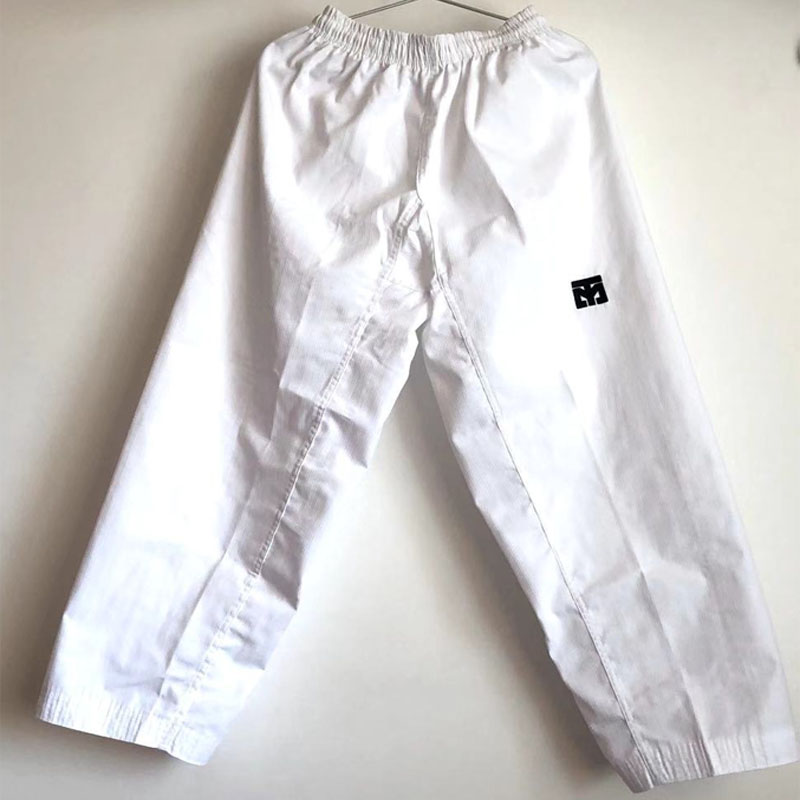 Three-line tattoox taekwondo pants white track pants taekwondo uni-pants-Taobao