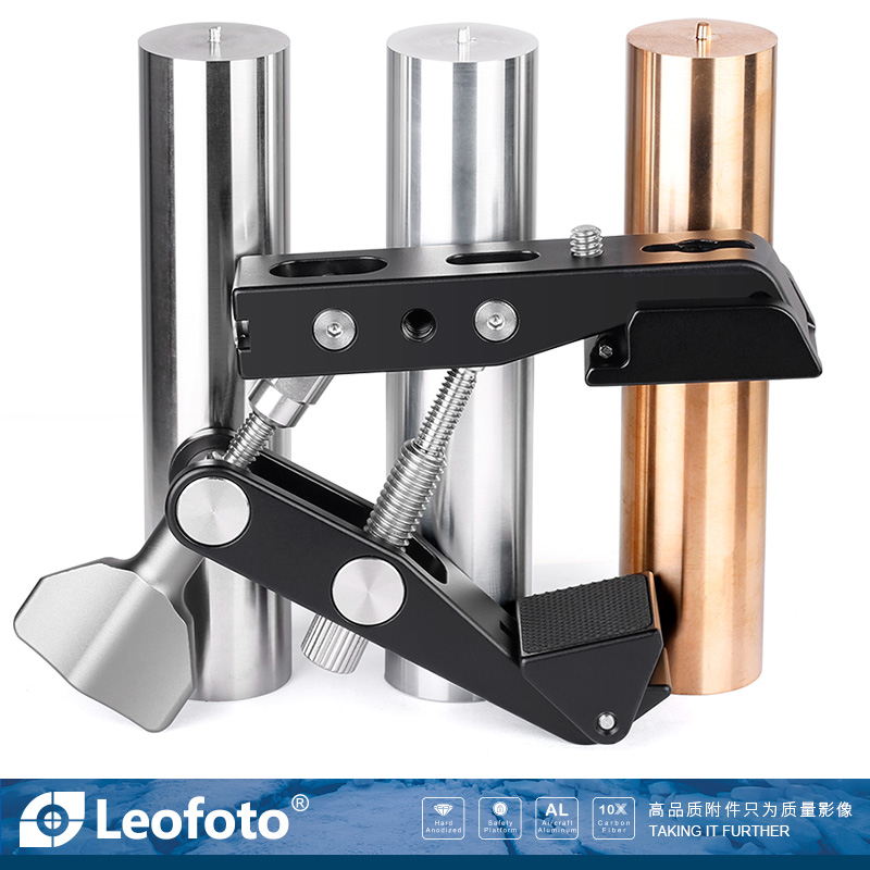 Leitu MC-100 clamp-type photography stand photography strong clip fixed support tripod set