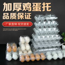 Disposable transparent egg tray plastic packaging box duck egg tray quail egg tray pigeon egg tray pigeon egg tray 10 chicken egg holder box