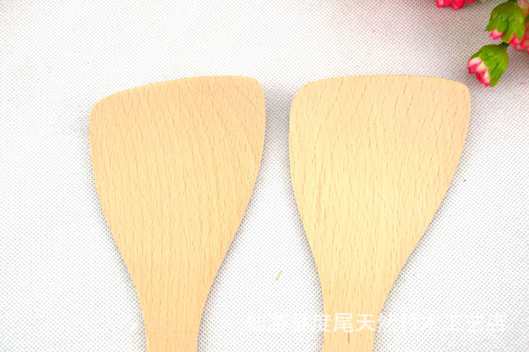 木 斜 Xẻng xẻng gỗ xẻng không có sáp không dính gỗ chảo inox 304