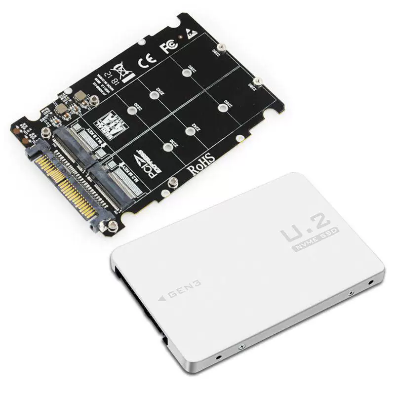 Карточка соединения M.2 NGFF/PCIE3.0 NVME к U.2, SFF8639, полностью алюминиевый корпус для HDD U2, SSD Gen3