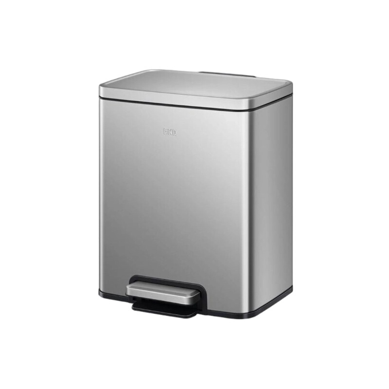Eko Large-Capacity Kitchen Trash Can, Household Stainless Steel Pedal-Type, Large-Capacity with Lid, Foot-Operated, 26 New Model Eko Large-Capacity Kitchen Trash Can, Household Stainless Steel Pedal-Type, Large-Capacity with Lid, Foot-Operated, 26 New Model