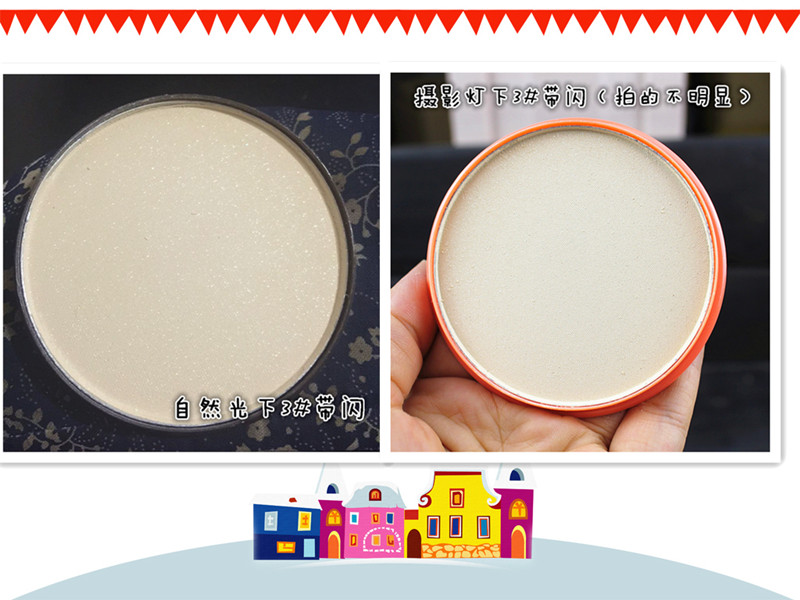 Phấn trang điểm che khuyết điểm lâu trôi Bánh kem dưỡng ẩm 12g kiểm soát phấn khô Phấn bột không tẩy trang không trôi phấn với phồng chính hãng phấn phủ loreal