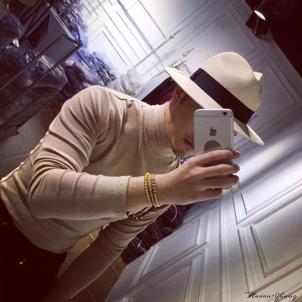 Taurus old 2018 retro phong cách Anh phong cách thời trang áo sơ mi chạm đáy cotton cotton nửa cổ áo đứng cổ áo len nam áo khoác trung niên cao cấp