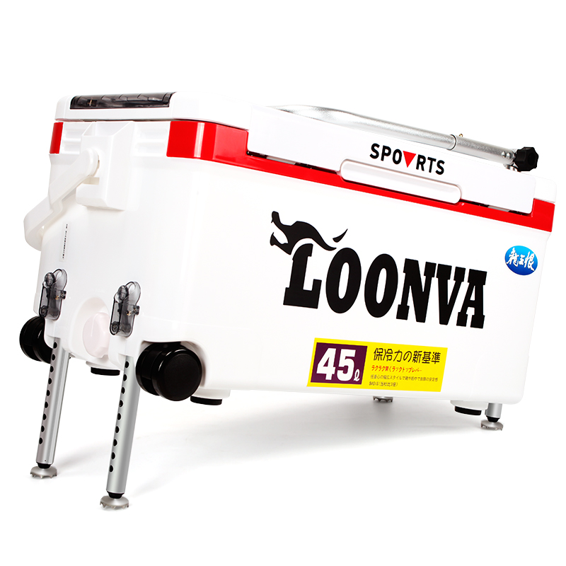 Dragon King hate fishing box 45 liters multi-functional large-capacity fishing box with backrest four-leg lifting fishing box competitive fishing box