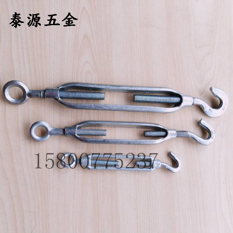 Taiyuan opening flower bolt galvanized flower basket screw steel wire rope tightening wire tightening wire M14