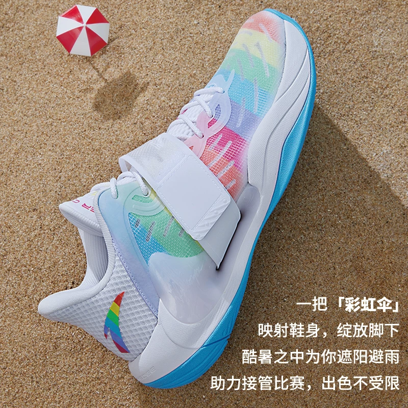 Анта Аллетте Томпсон KT Water Flower 4 Wave Basketball Shoes Men's Nitrogen Technology Spring Breath Sports Shoes