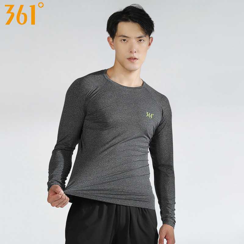 361 sports T-shirt running suit men's t long-sleeved top quick-drying clothes training basketball fitness clothes autumn clothing