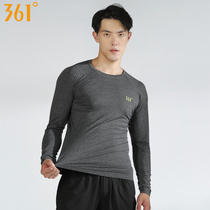 361 Sports T-shirt Running Suit Men T Long Sleeve Blouses Speed Jersey Training Basketball Fitness Clothes Fall Clothing