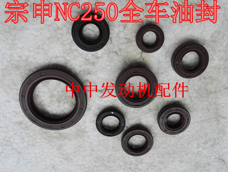 Zongshen NC250 Xinyuan X6 T6 K6 Titan full car oil seal Secondary shaft gear shaft engine oil seal