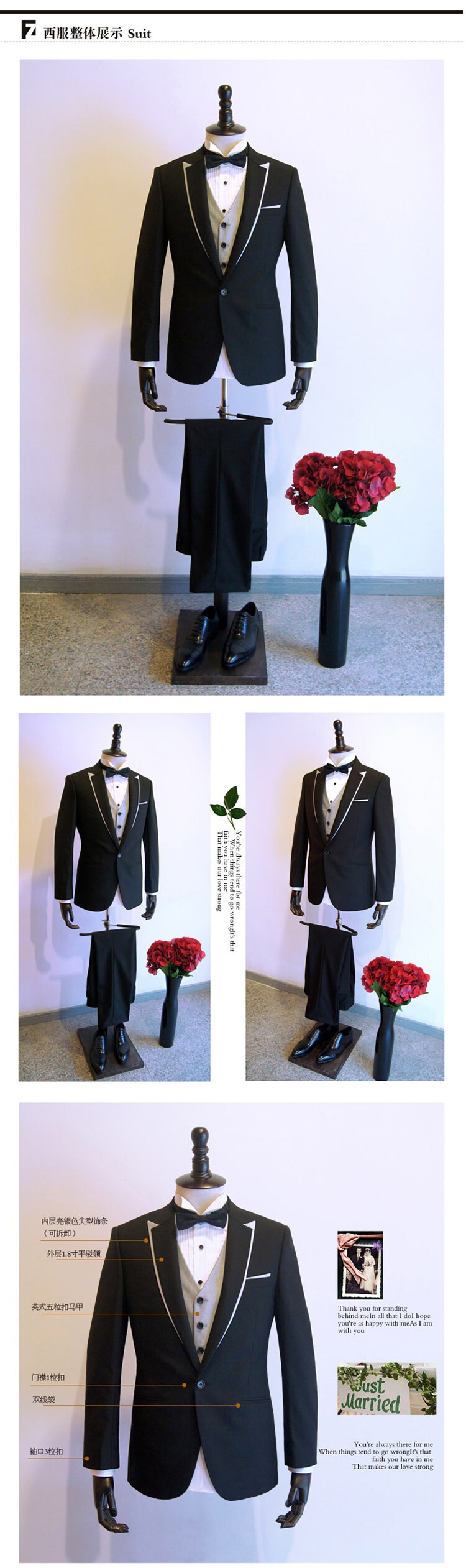 Costume homme en laine pour automne - Ref 1549711 Image 28