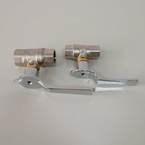  6-point gas-made commercial hotel stove with gear switch frying stove straight-through internal thread wave-made 4-point copper ball valve