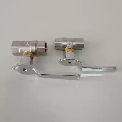 6-point gas-made commercial hotel stove with gear switch frying stove straight-through internal thread wave-made 4-point copper ball valve