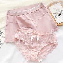Pink Pair of lovers Underpants men and women Lovers Sexy Lace Personality Couples Suit Lingerie Summer Thin
