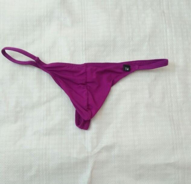 Đồ lót nam cho nam Sexy Thong nam Silky Thong quần sịp lưới nam