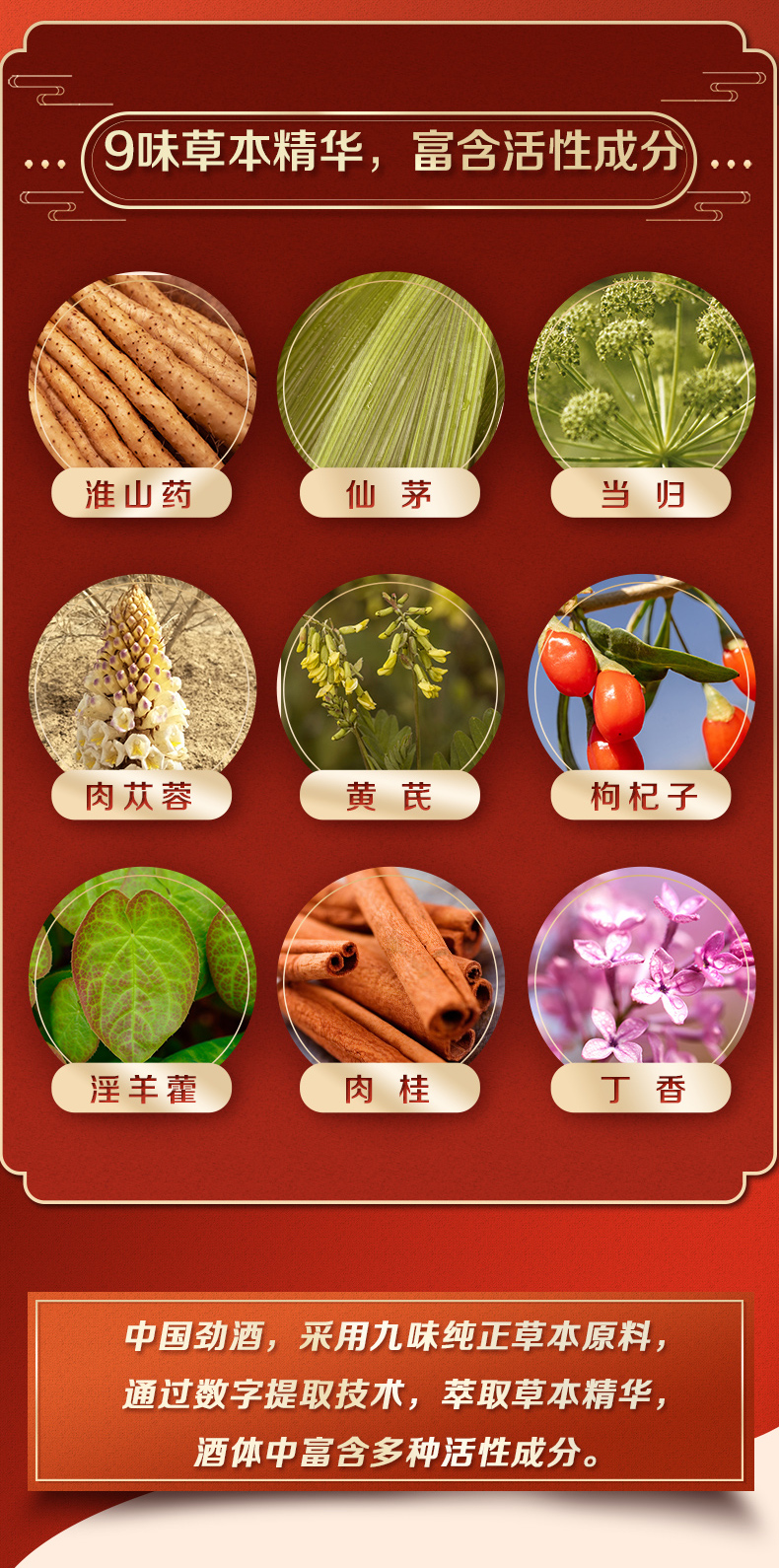 劲牌 劲酒 35度 600ml*2瓶 多种名贵中药材 礼盒装 图3