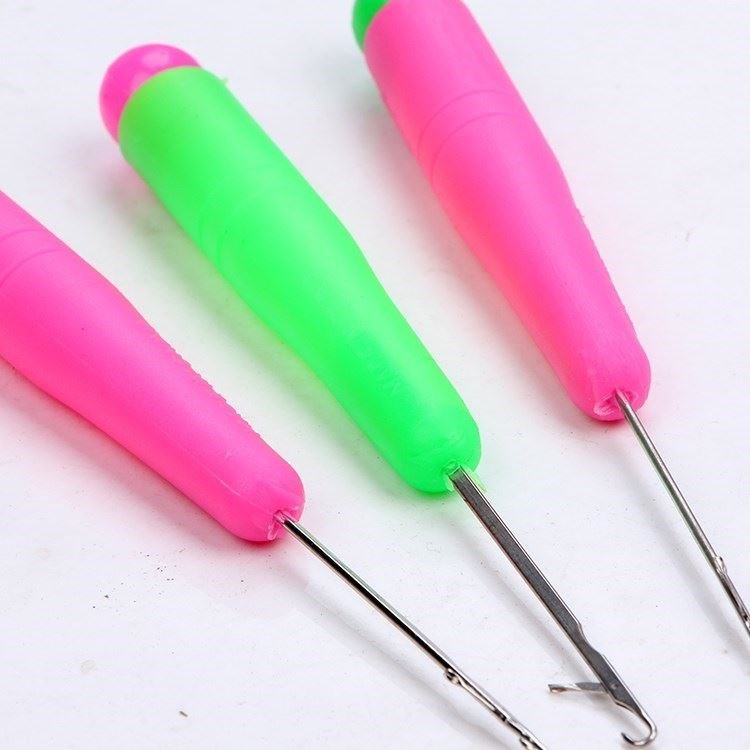 Bộ dụng cụ móc lưỡi, áo len móc nhỏ, chỉ kim, móc, kim, móc dài, kim, pad. - Công cụ & vật liệu may DIY kim máy vắt sổ