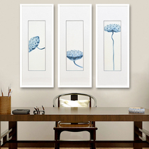 Su embroidery finished hanging painting living room Suzhou pure hand embroidery painting restaurant decoration painting modern simple triple atmosphere
