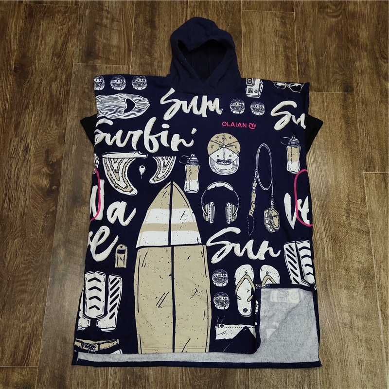 Foreign Trade Export Japanese Pure Cotton Trendy Brand Bath Towel Cape Men's Bath Skirt Wearable Bathrobe Large Bath Towel with Minor Flaws