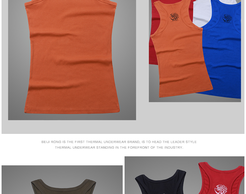 Cool Qiao Shi quần vest nam mùa hè cổ tròn in phần mỏng Slim đan rắn màu trẻ trung giản dị chạm đáy áo thủy triều áo ba lỗ tập gym