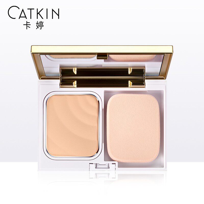 Katyn Water Glow & Fair Powder Long-lasting Makeup Concealer Oil Control Concealer Repair Wet & Dry With Puff