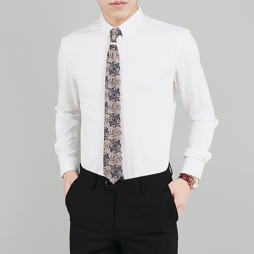 Рубашка, классический костюм для отдыха, в корейском стиле, изысканный стиль