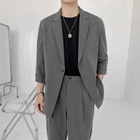 Серый семи -точечный рукав (куртка)