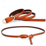 Ретро модный ремень, кожаное платье, из натуральной кожи, в корейском стиле