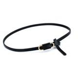 Ретро модный ремень, кожаное платье, из натуральной кожи, в корейском стиле