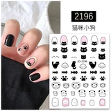 Милые наклейки для ногтей, накладные ногти, мультяшное украшение для ногтей, наклейка