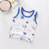 Childrens vest bông 2020 sling mới mùa hè bé mỏng single đầu nam và bé gái không tay shoulderless. 