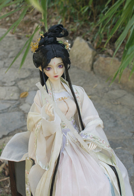 taobao agent Lusheng Tong's three -point female model/BJD/SD ancient style style hair [Manchang]