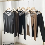 Лонгслив, футболка, 2019, в корейском стиле, городской стиль