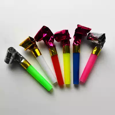 Small blow dragon whistle creative children's small toys kindergarten micro-business small gifts Six one gift telescopic small speaker